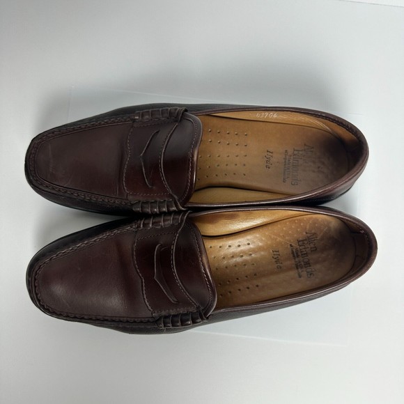 Allen Edmonds Hyde 8.5 D Brown Slip On Penny Loafer Men